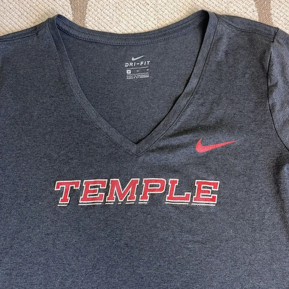 Nike Dri-fit Temple v-neckline short sleeve shirt - Picture 3 of 8